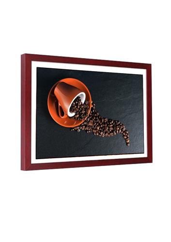 《咖啡豆》A3相框艺术品